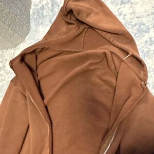 Brown Hooded Jacket